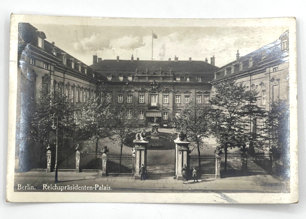 RPPC Berlin Reichspräsidenten-Palais Germany Real Photo Postcard 1930s