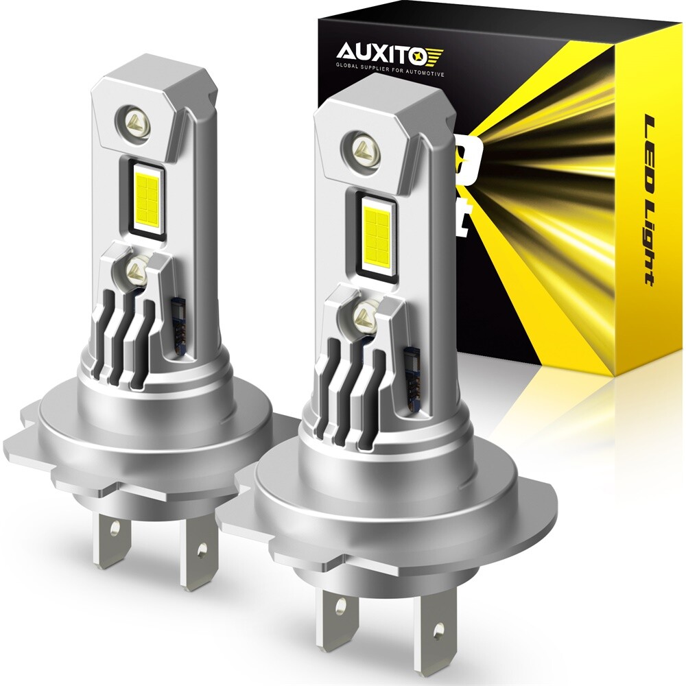 AUXITO H7 LED Headlight Combo High Low Beam Bulbs Kit Super White Bright Lamp
