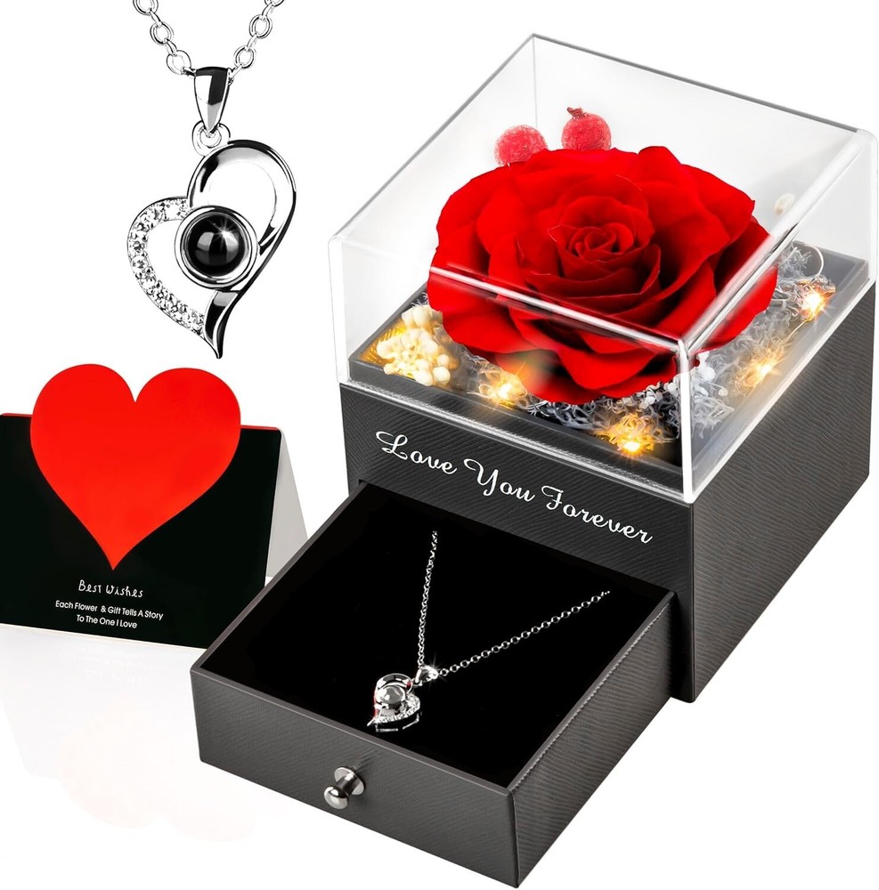 Real Roses Gift for Her – March 8, Valentine’s, Anniversary, Birthday, Christmas