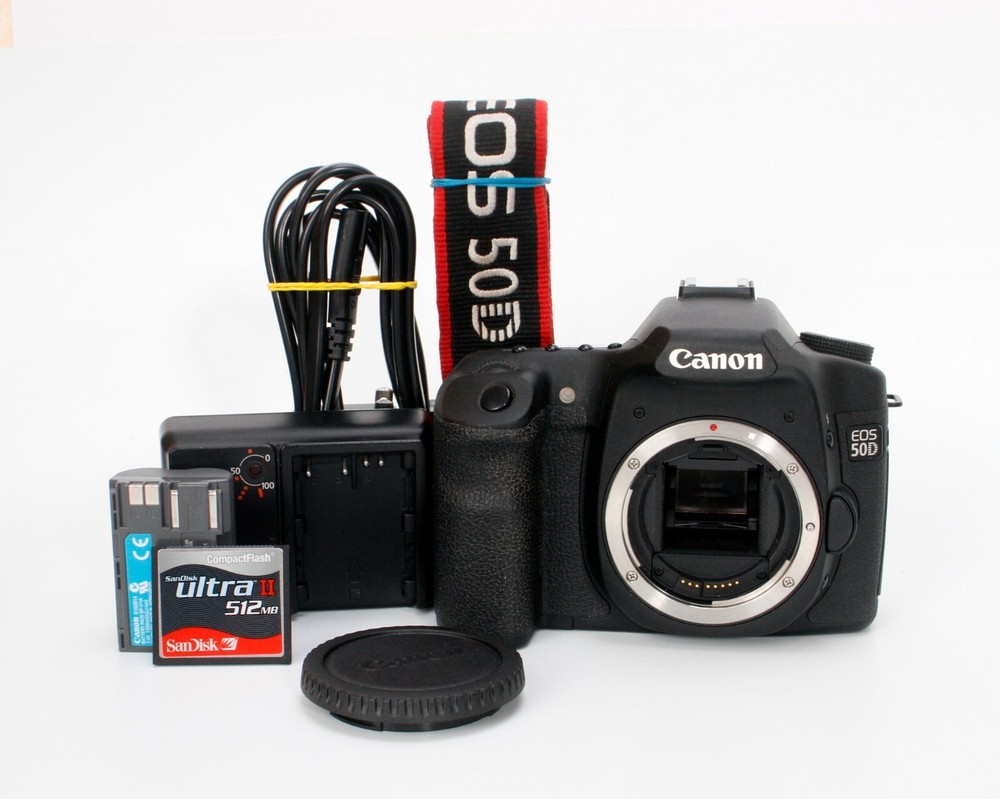 Canon EOS 50D 15.1MP Digital SLR Camera (Body Only) Black