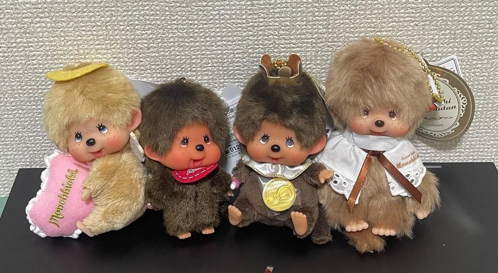 Moncchichi 4-Point Keychain Cute Collectible Accessory