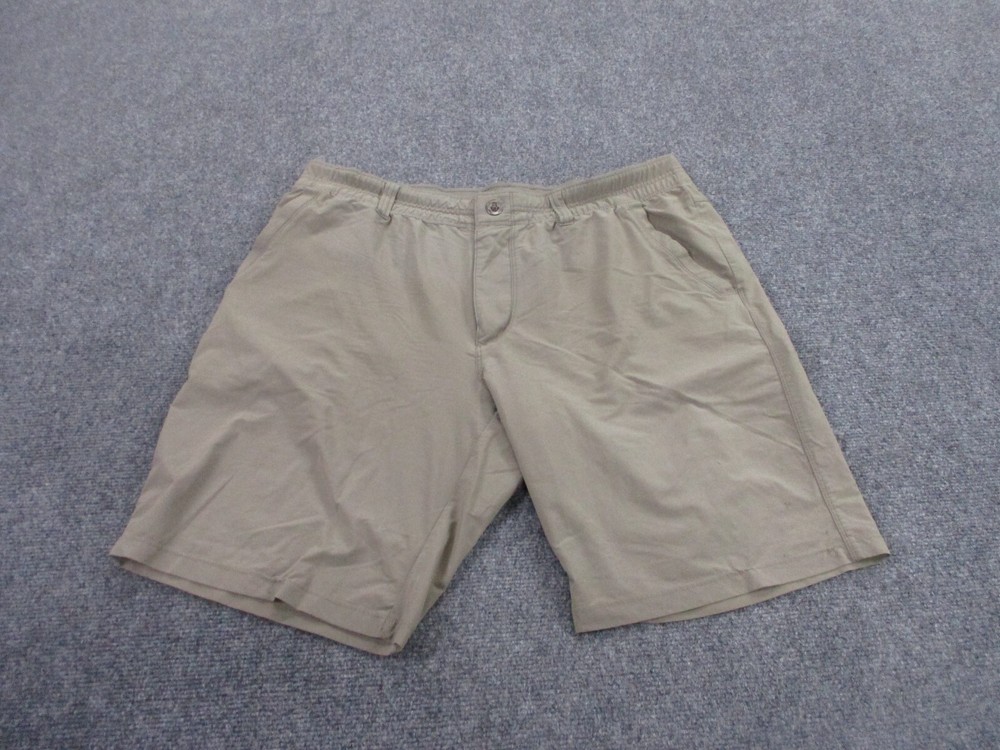 Kuhl Shorts Adult 36 Beige Lightweight Hiking Chino Nylon Outdoors Casual Mens