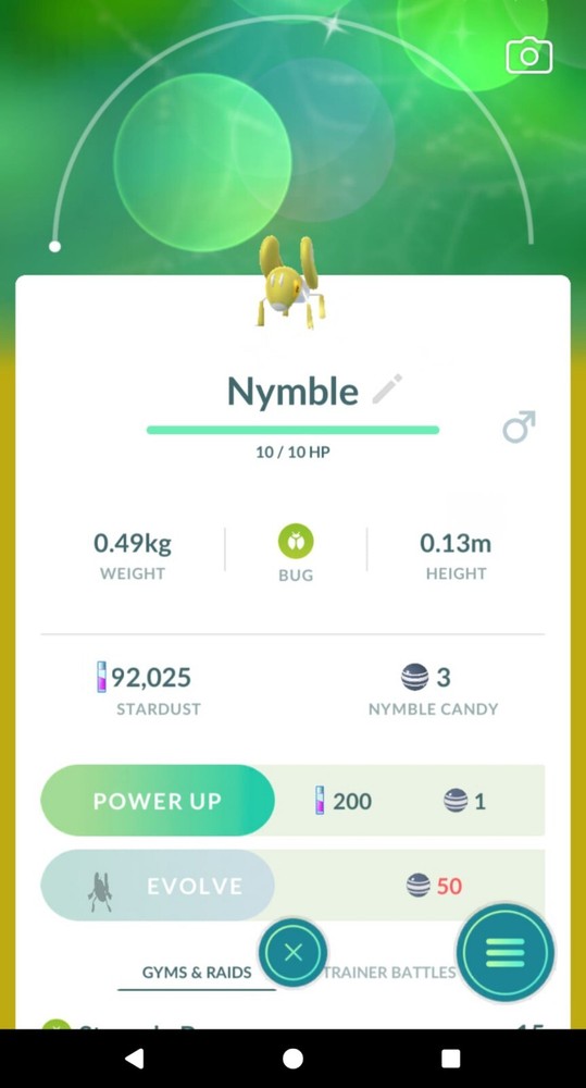 Registered Shiny Nymble For Trade - Rare & Ready