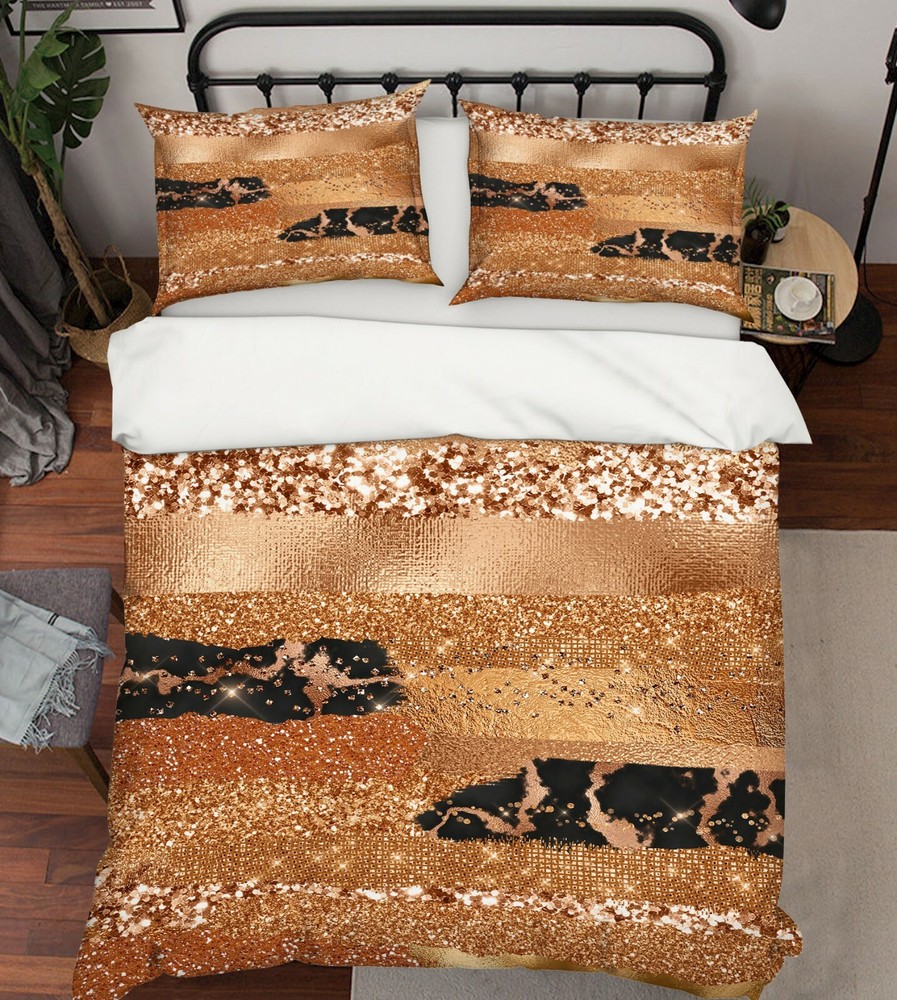 3D Brown Quicksand A184 Bed Set by Uta Naumann Zoe Pillowcases Duvet Cover