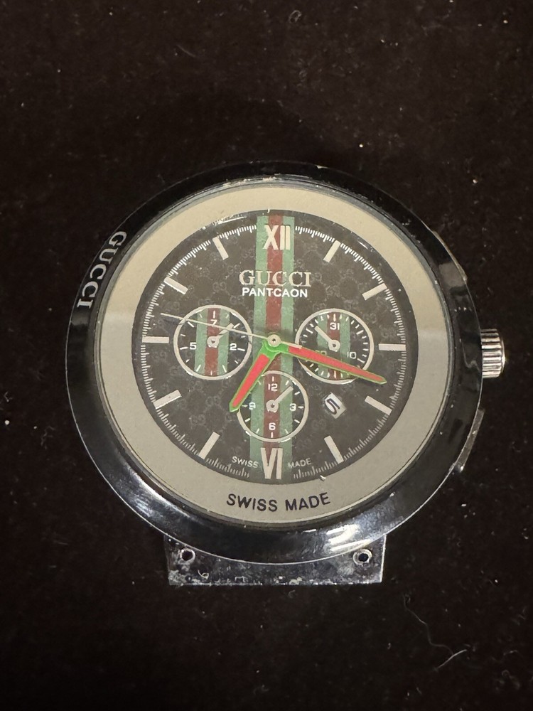 Gucci Pantcaon Swiss Made Watch Ref 1142 with New Battery