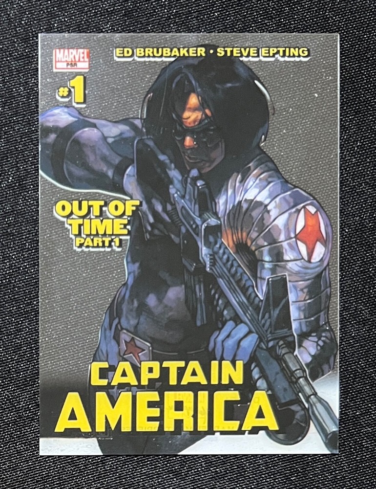 2018 Marvel Masterpieces Clear What If Winter Soldier Achievement Plastic Card