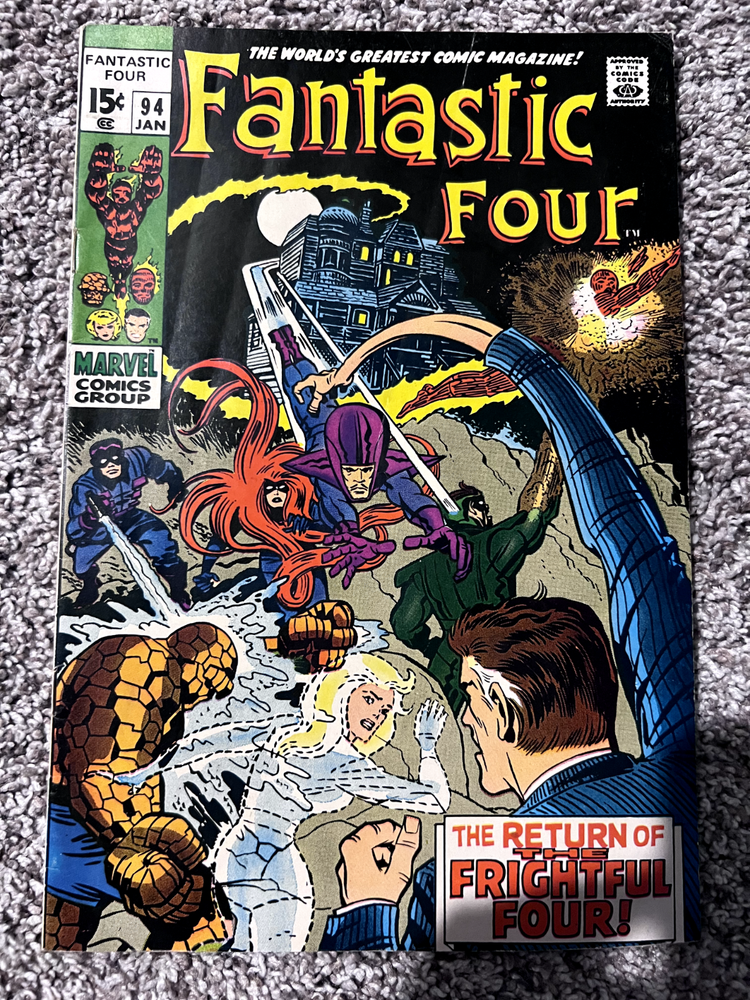 Fantastic Four #94 VG The Return of Frightful Four
