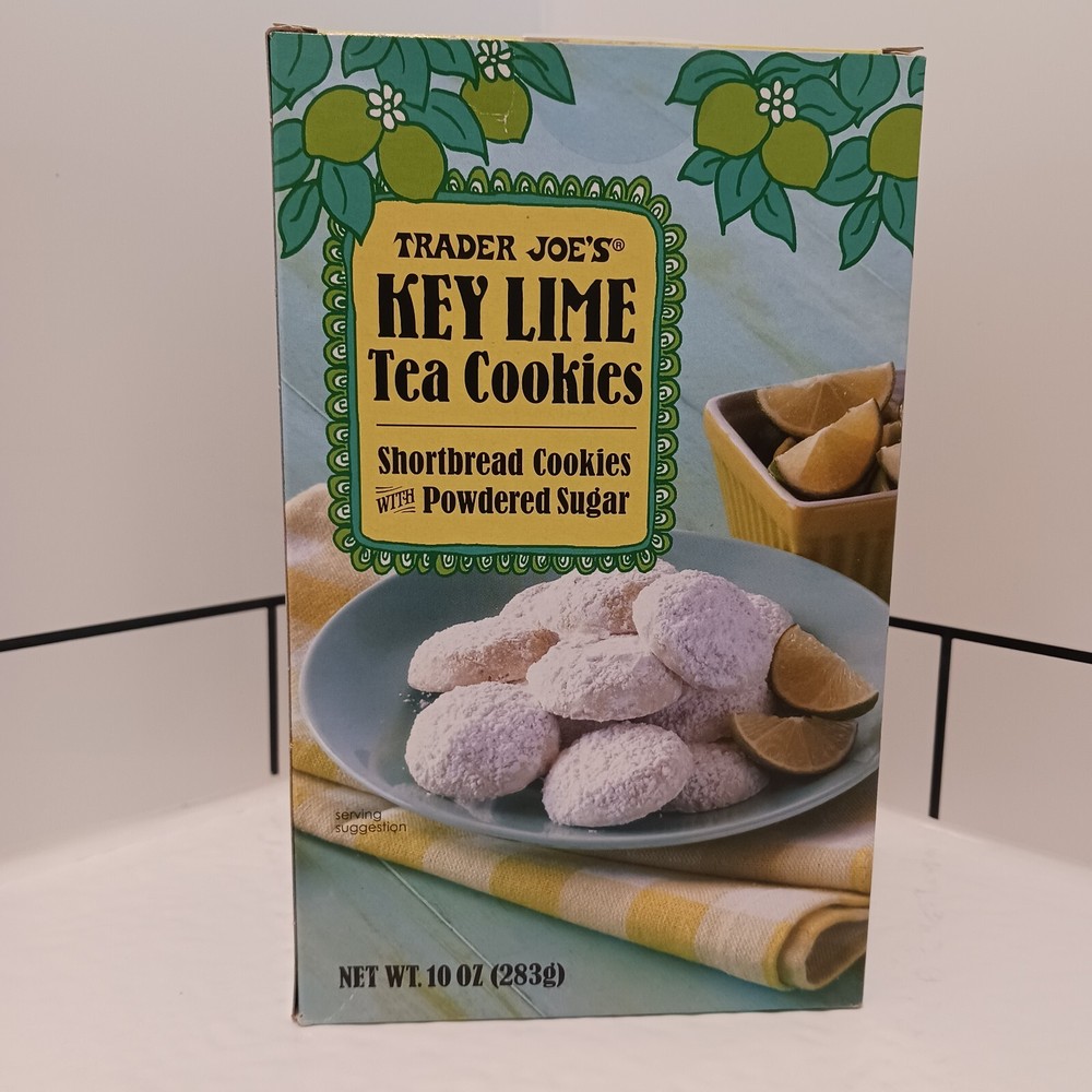 Trader Joe's Key Lime Tea Cookies 10 oz Each Pack EXP 02/02/25