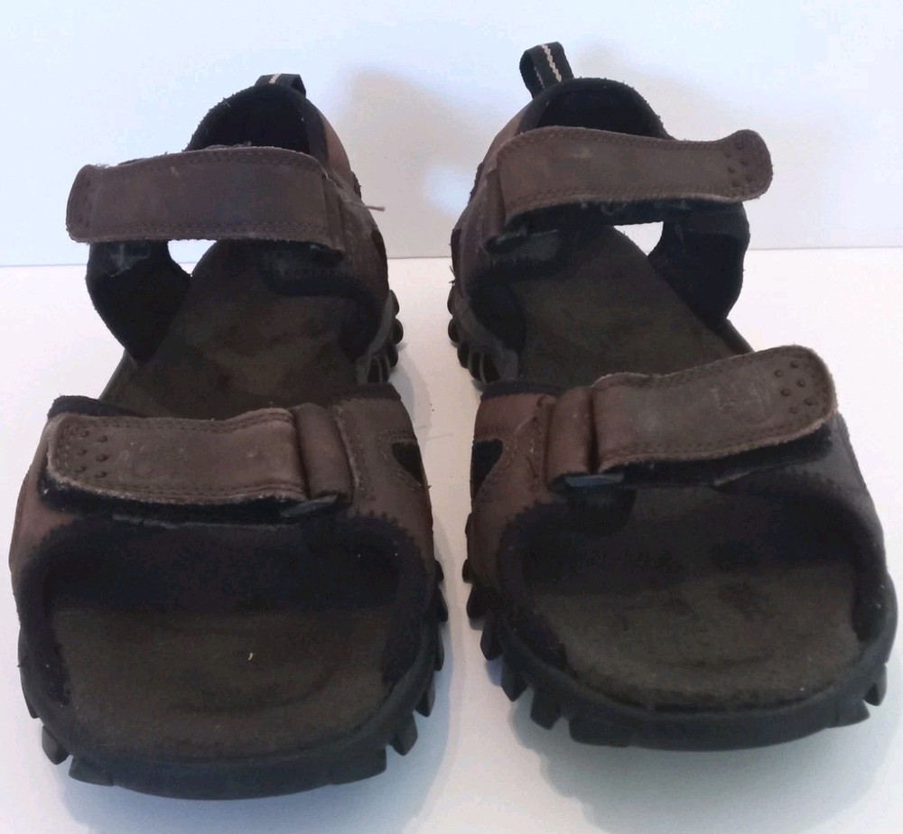 TIMBERLAND Brown Leather Sandals Size 10