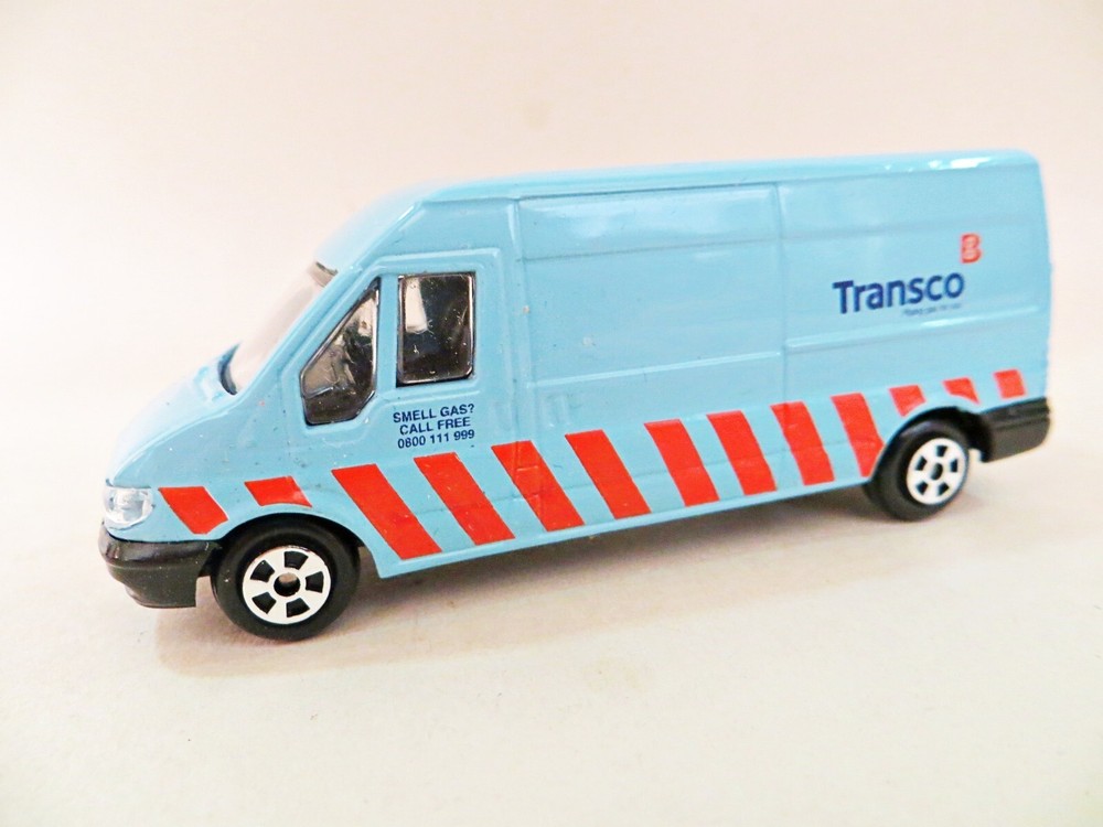 Vintage CORGI 1:64 Ford Transit Transco Van in Blue Superb Original Condition
