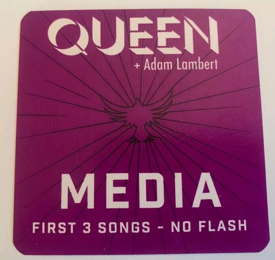 Queen + Adam Lambert Purple 2012 Extravaganza Concert Tour Media Backstage