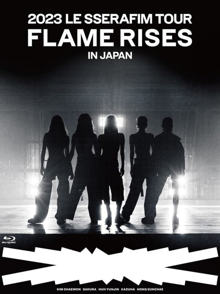 2023 LE SSERAFIM TOUR FLAME RISES IN Limited Edition 2 Photo book Japan Blu-ray