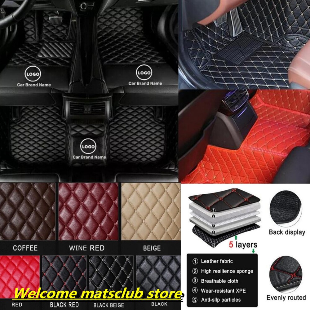 For Alfa Romeo Giulia Stelvio 2016-2024 Car Floor Mats Waterproof Auto Carpets