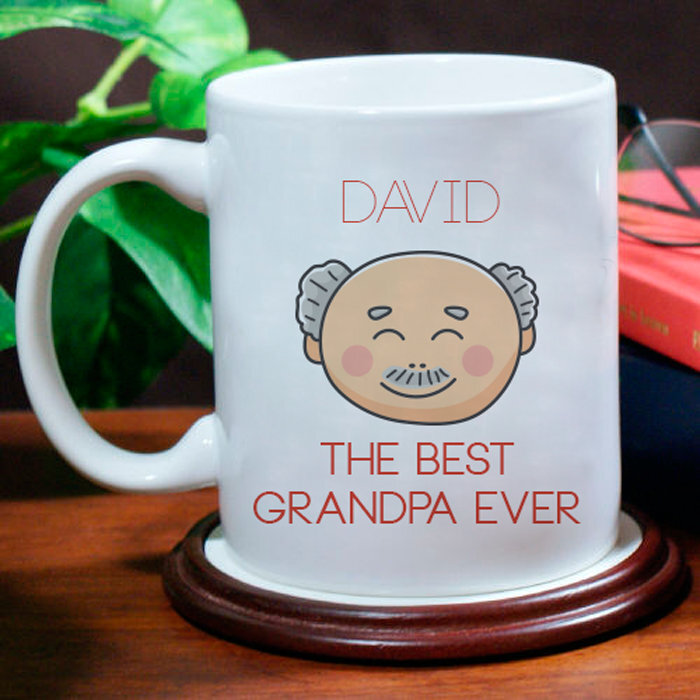 The Best Grandpa Ever Mug Grandpa Coffee Mug Personalized Grandpa Mug Gift From