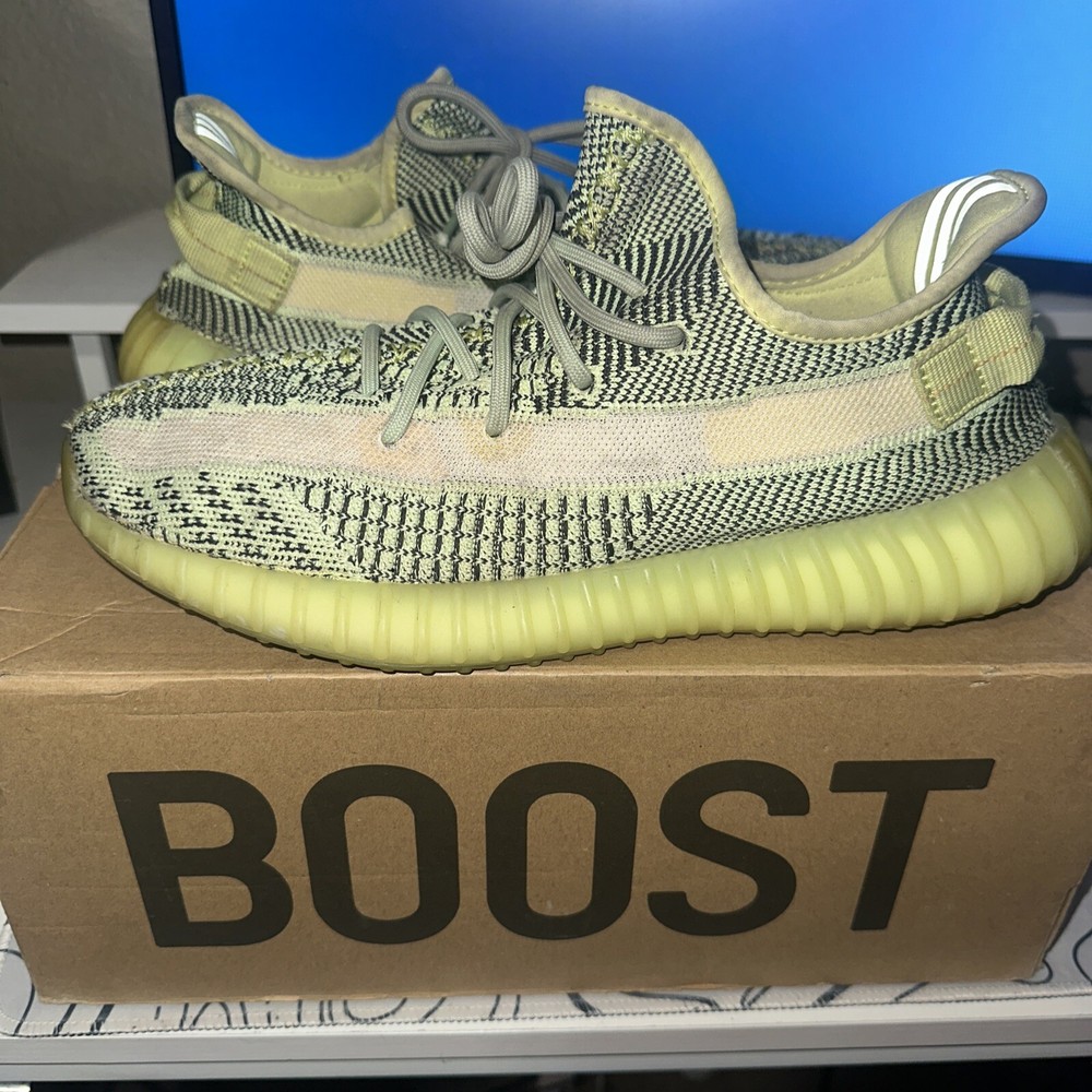 Adidas Yeezy Boost 350 V2 Yeezreel Mens Size 10 Green Yellow FW5191