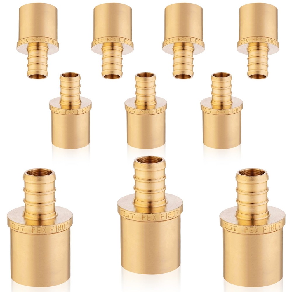 (Pack of 10) Barb Crimp Pex 3/4