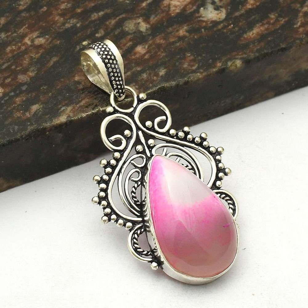 Dendrite Opal Gemstone Ethnic Pendant Jewelry Gift For Girl 2.24