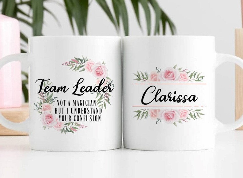 Team Leader Mug Personalized Team Leader Coffee Cup Team Leader Gift Team Leader