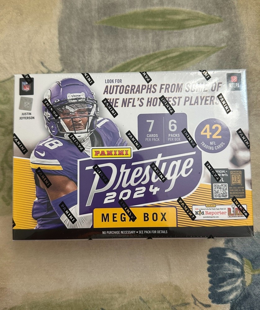 2024 Panini Prestige Football Target Mega Box NFL Trading Cards - Factory SEALED