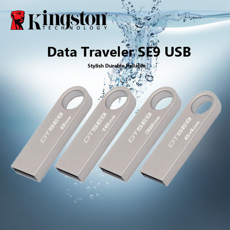 Kingston Silver USB 2.0 DTSE9 512GB UDisk Metal USB Flash Drive Memory Pen Stick