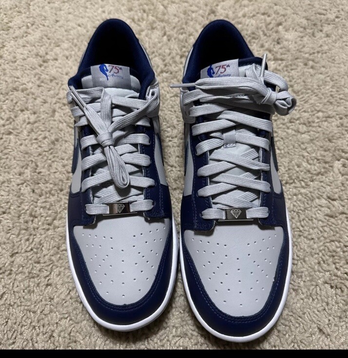 Size 9.5 - Nike NBA x Dunk EMB Low 75th Anniversary - Nets