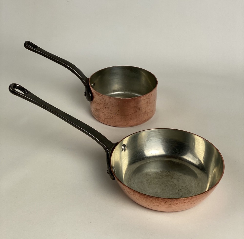 2 Baumalu Copper Skillet 6 1/2