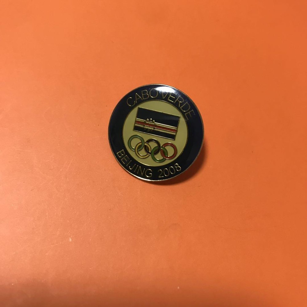 Olympic Pin Badge Cape Verde Republic Pins