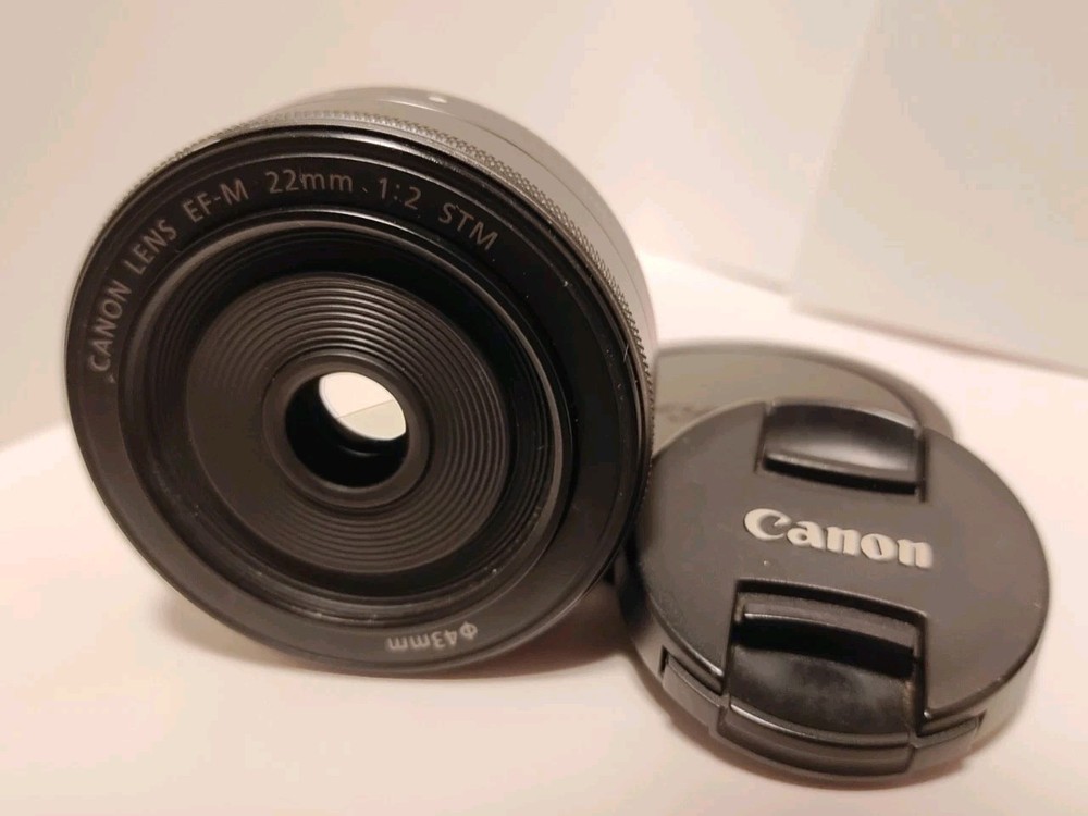 [READ] Canon EF-M 22mm f2 STM Digital Camera wide angle Lens Black from JAPAN