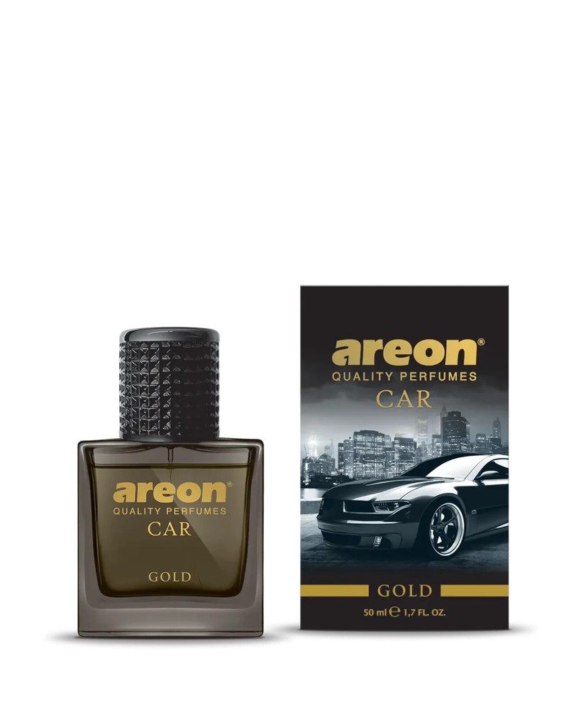 Areon Luxury Car Perfume Long Lasting Air Freshener TOP QUALITY - GOLD 50ml NEW