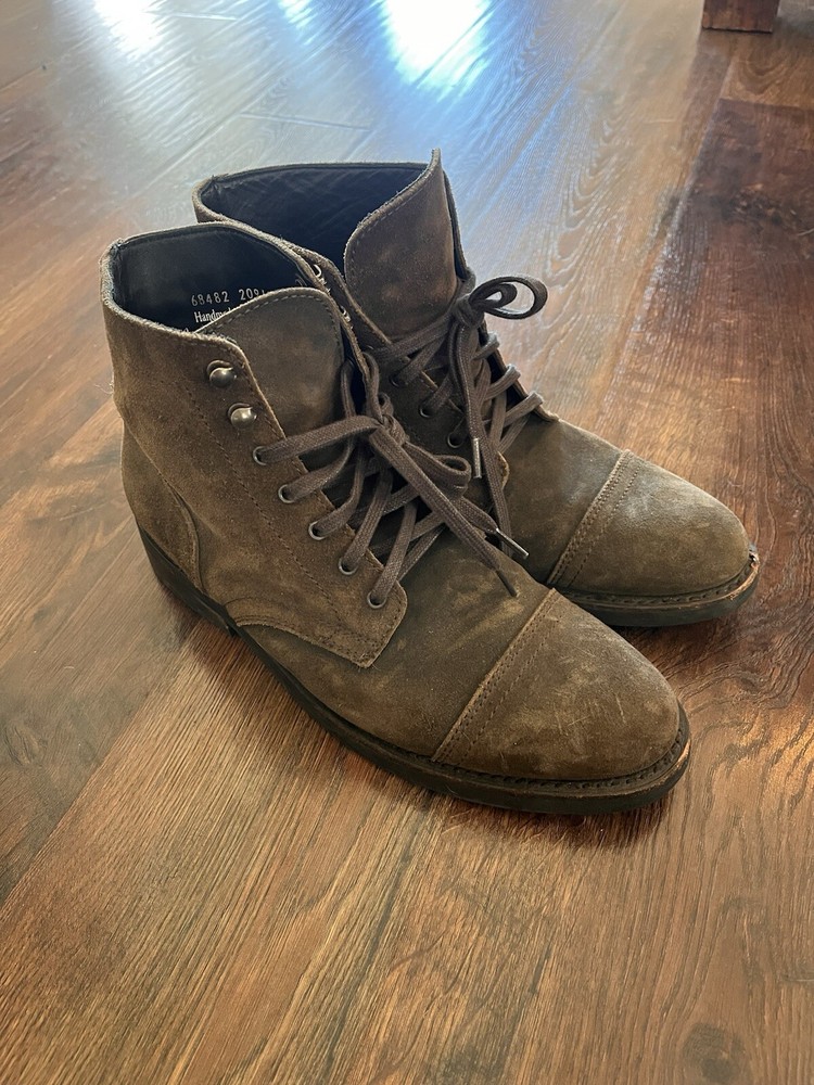 Thursday Boot Co Men's Captain Suede Lace-Up Boots Size 9 US
