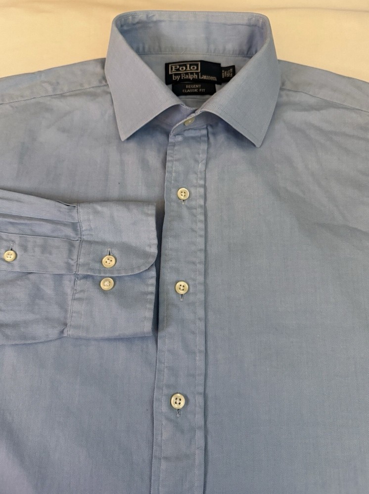 POLO by RALPH LAUREN Regent Classic fit Shirt Mens 16.5 34/35 Button Up Cotton