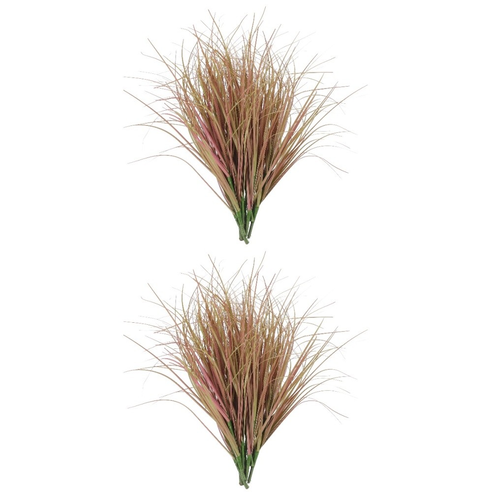 2-Pack Tall Artificial Grass Plants for Office or Home Decor