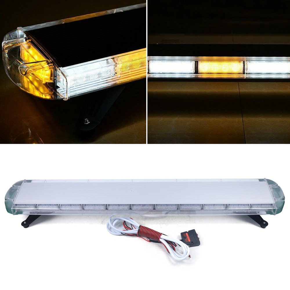 96-LED 52-Inch Emergency Strobe Light Bar for Tow Trucks & Warning Beacons