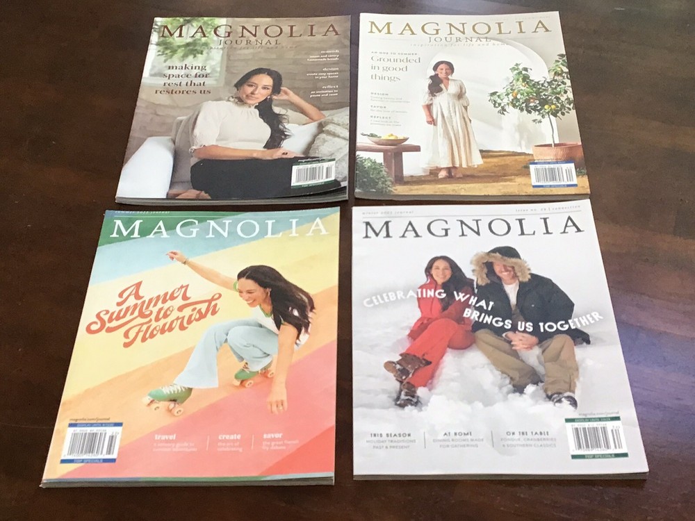 Magnolia Journal Magazine Spring Winter Summer Fall 2020-2023 Issues  