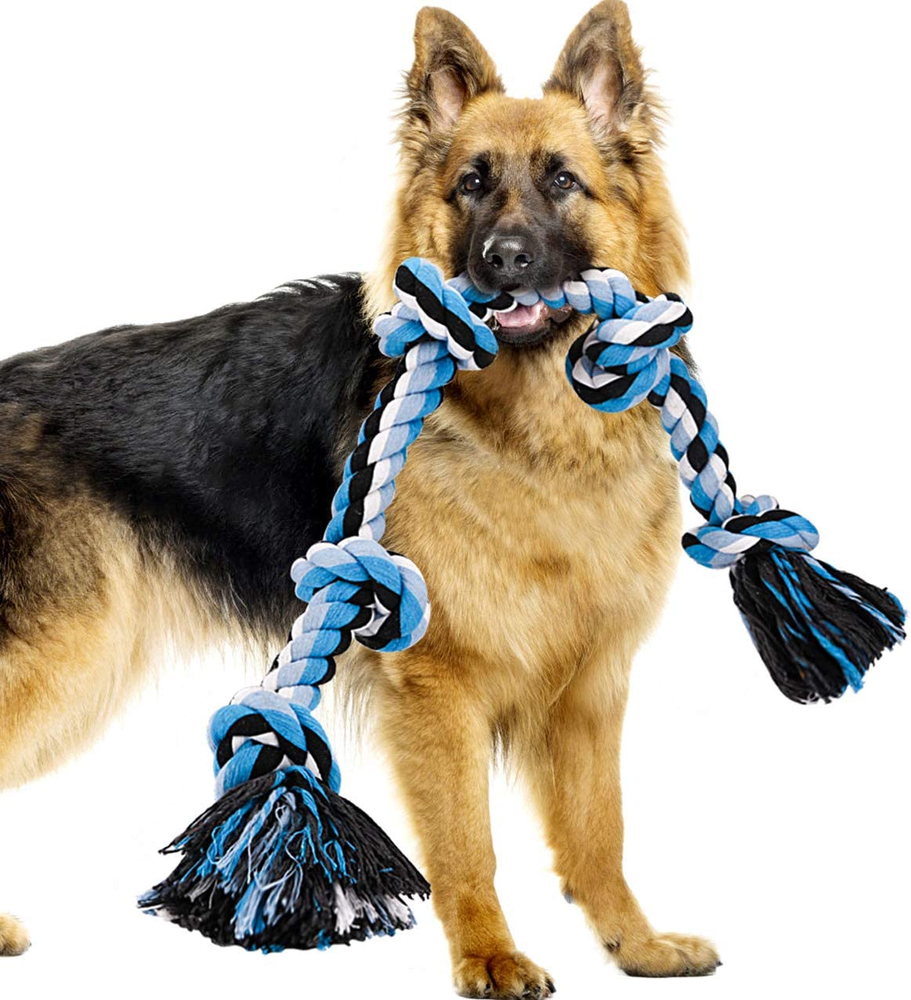 Dog Rope Toys for Aggressive Chewers, Heavy Duty Dog Toys for Medium Large Dogs,