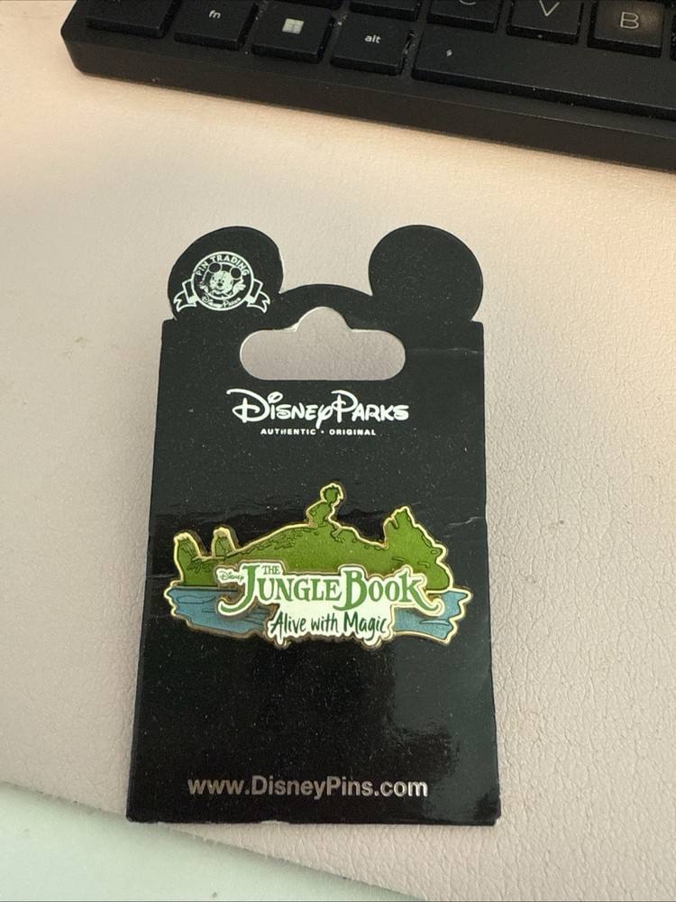 Disney Jungle Book Alive with Magic Pin Baloo and Mowgli on River #117003