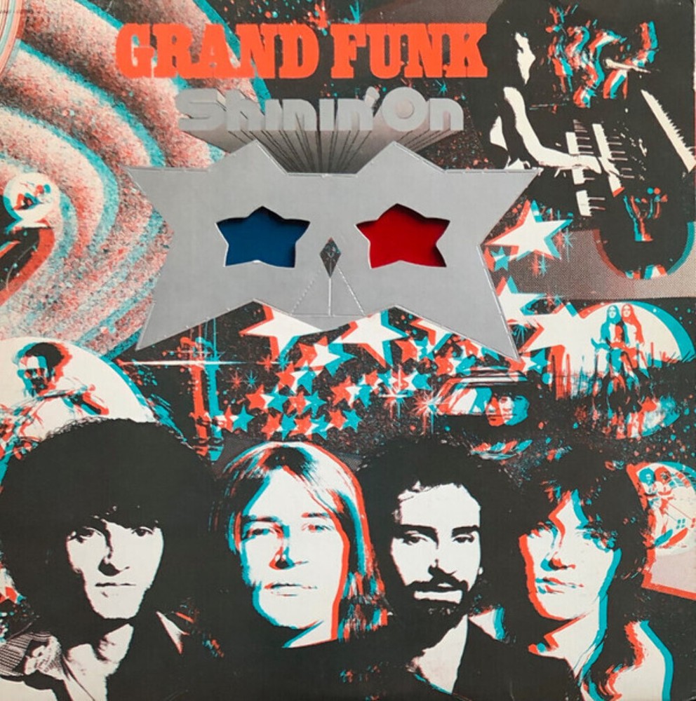 Grand Funk Railroad Shinin On Capitol Records SWAE-11278 LP Album Win