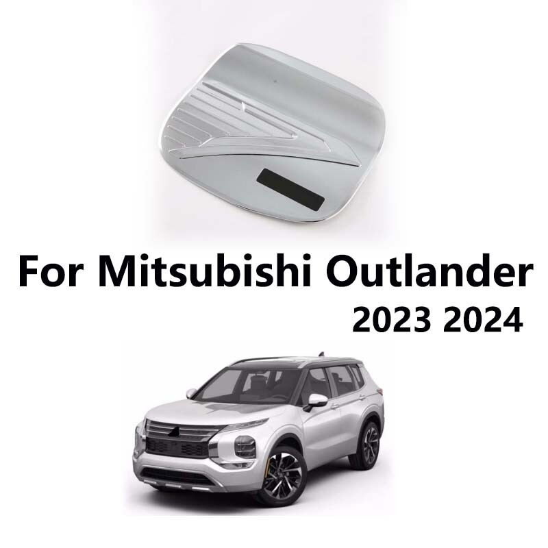 2023-2024 Mitsubishi Outlander Chrome Fuel Tank Gas Cap Cover Trim Upgrade