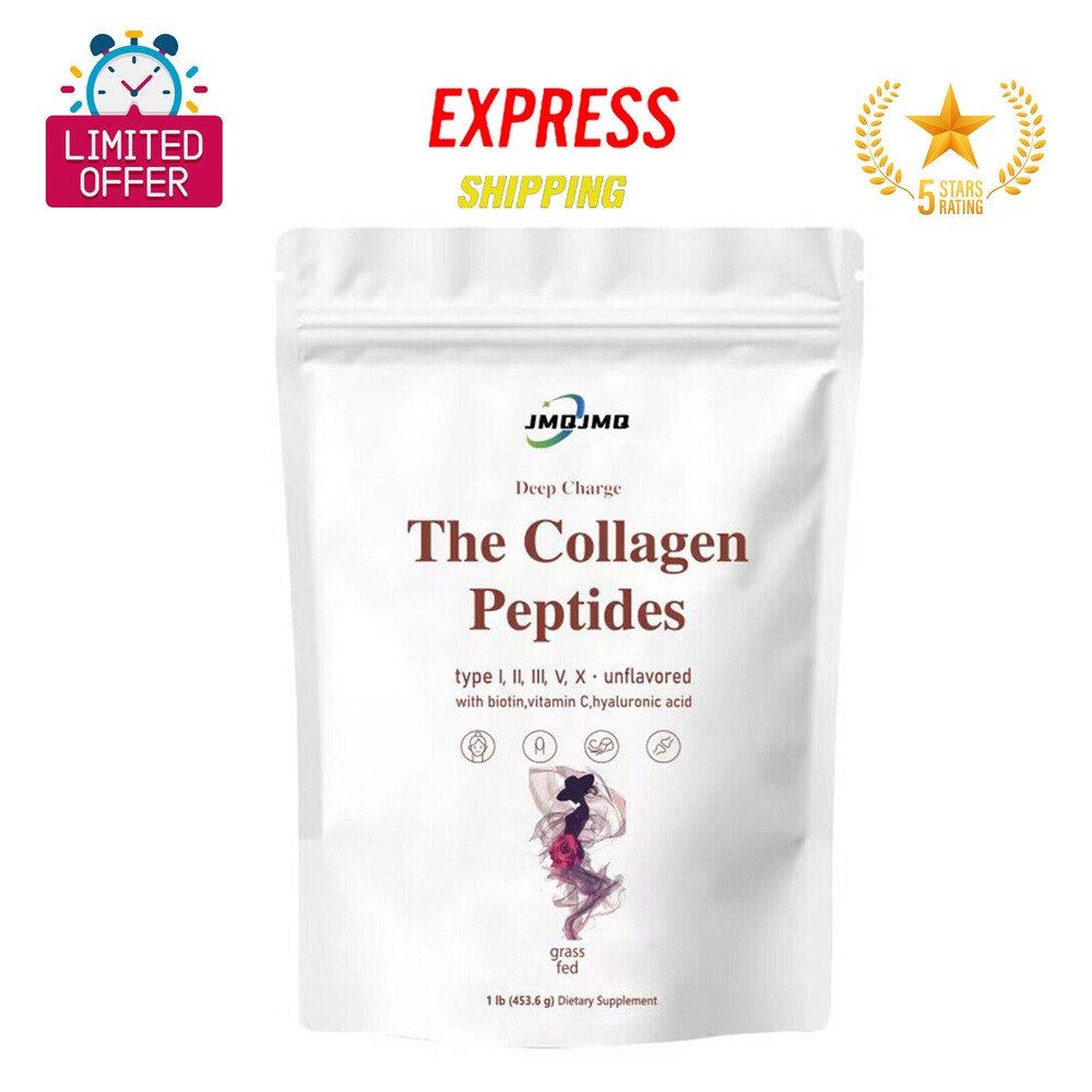 Hydrolyzed Protein Peptides (Type I,II,III,V,X) - Multi Collagen Peptides Powder