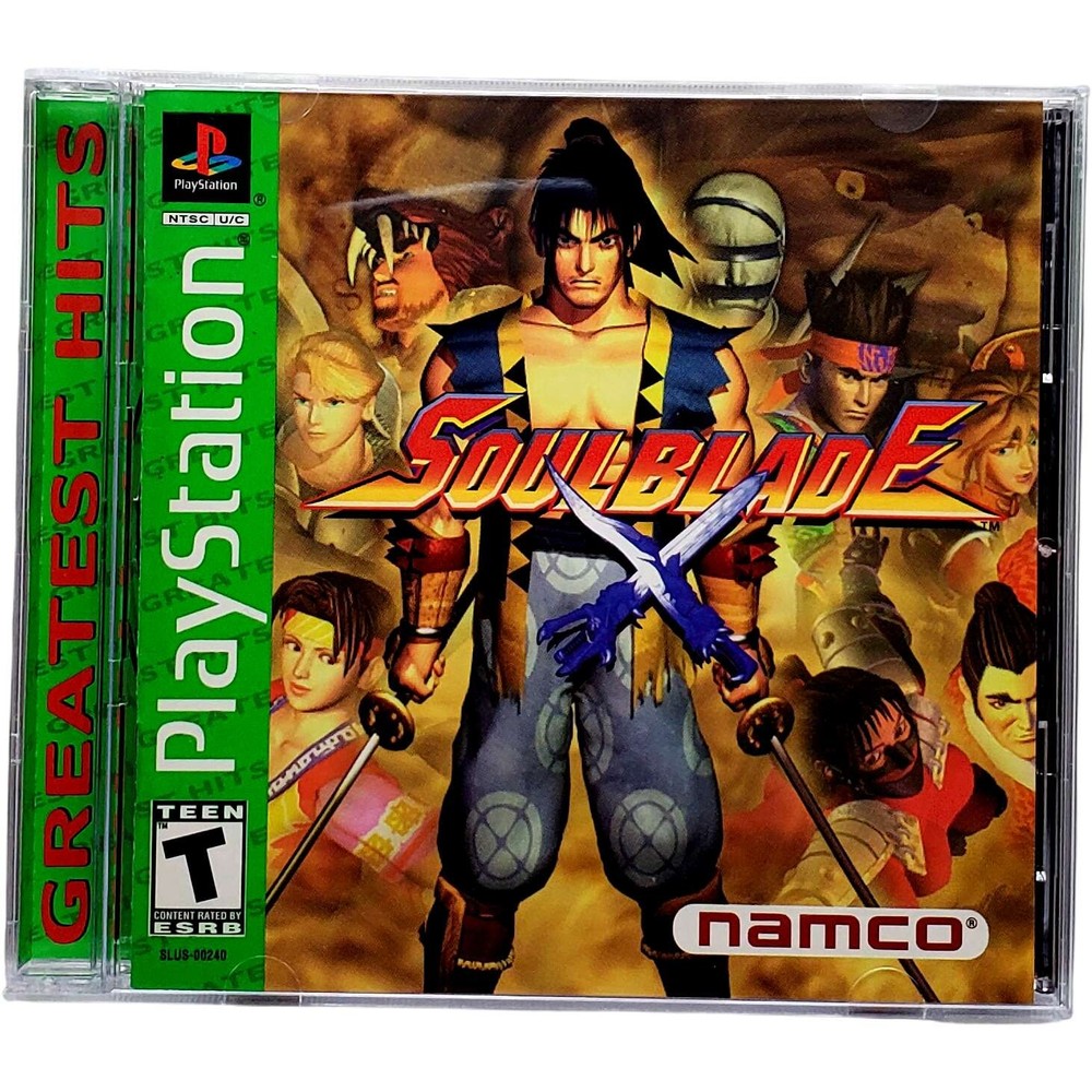Soul Blade Greatest Hits - Sony Playstation Pristine Tested Authentic