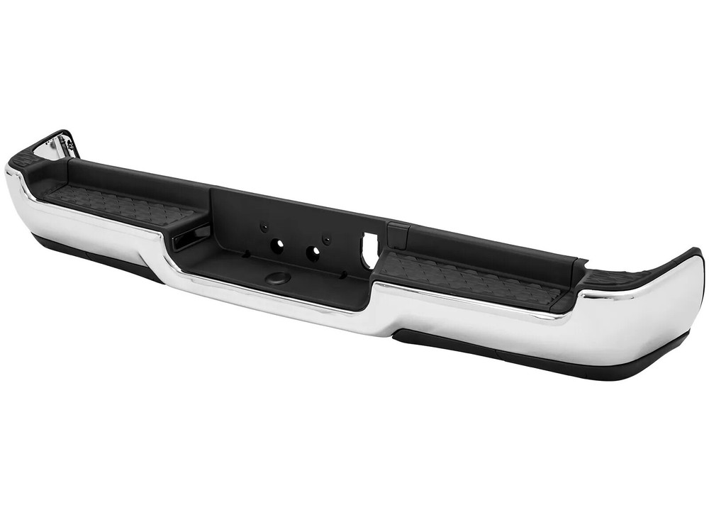 NEW Chrome Rear Bumper Assembly For 2019-2023 RAM 1500 Single Exhaust W/o Park
