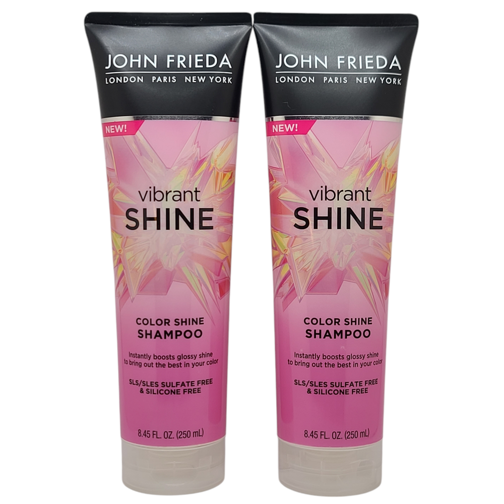 2 Pack John Frieda Vibrant Shine Color Shine Shampoo 8.45 Fl Oz