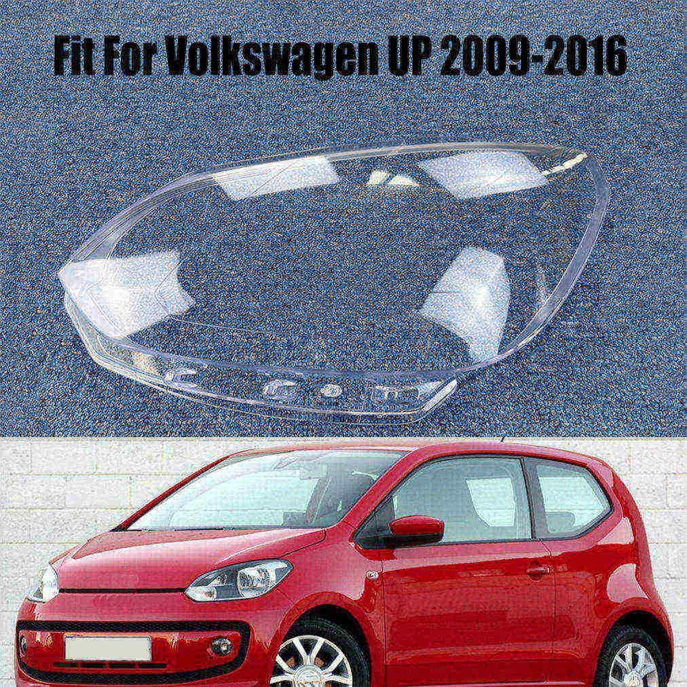 Fit For Volkswagen UP 2009-2016 Left Side Headlight Headlamp Clear Lens Cover