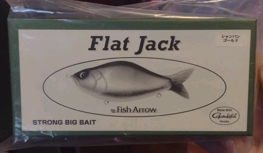 Fish Arrow Flat Jack Wood Topwater Swimbait Lure 1 5/8oz 5.25