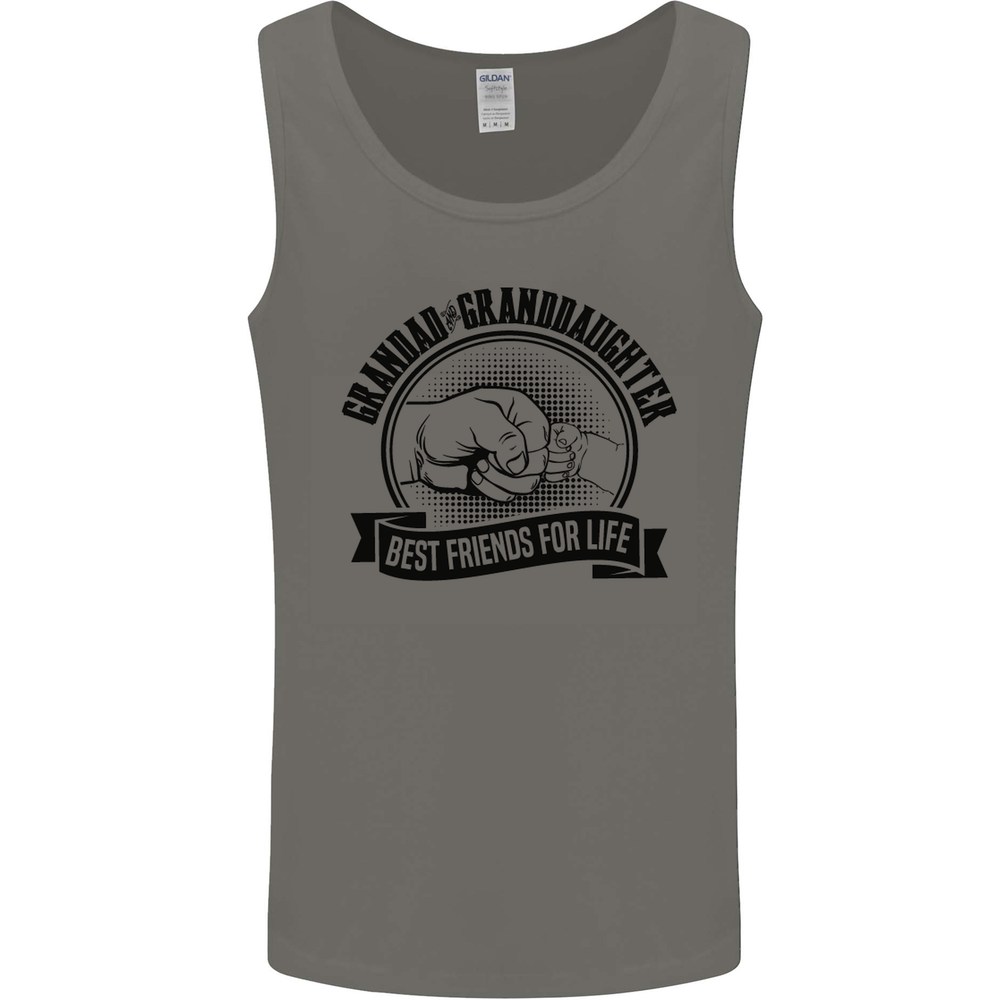 Grandad & Granddaughter Grandparents Day Mens Vest Tank Top