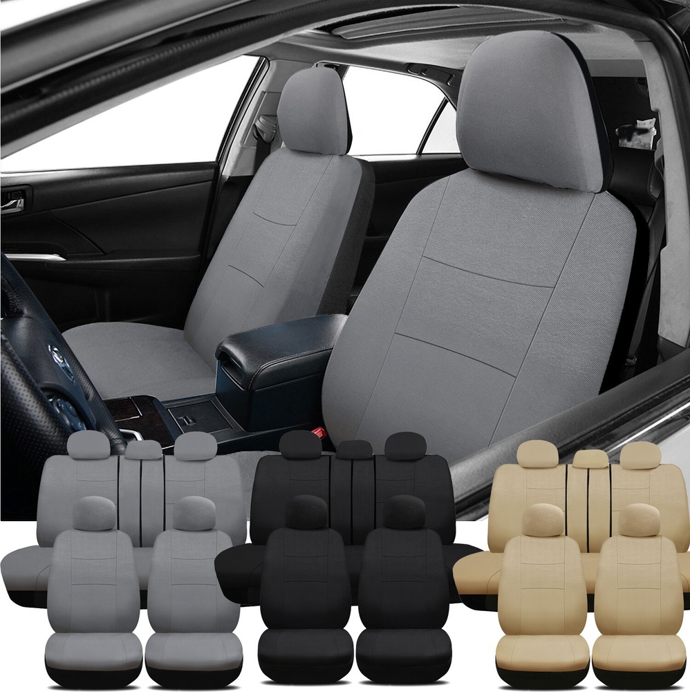 For Toyota Corolla Full Set Car Seat Cover 2/5-Seat Protector Front Rear Cushion