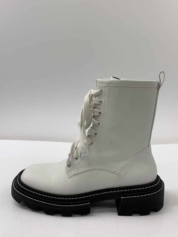 Charles Keith Lace-Up Boots/36/Wht 535