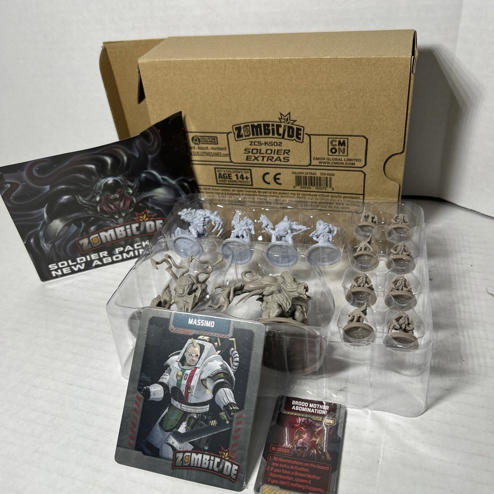 Zombicide: Invader Soldier Extra ZCS-KS02 Kickstarter Exclusive NIB