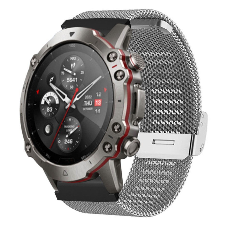 Watch Strap 22mm Stainless Steel Mesh Adjustable Replacement Band