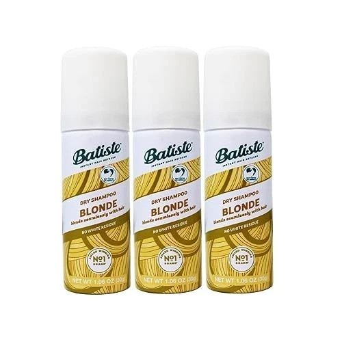 Batiste Dry Shampoo Brilliant Blonde  Travel Size 1.06 oz (Pack of 3)